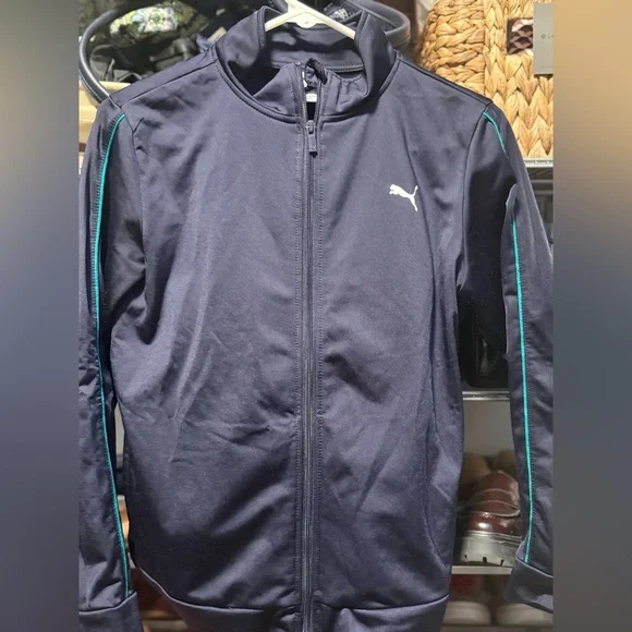 Puma Navy Blue Kids track suit (unisex) - Picture 3 of 4